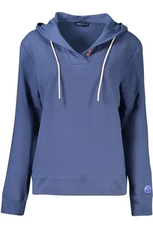 North Sails Blue Cotton Women Sweater - XS