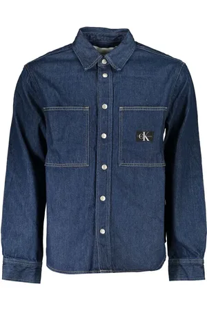 Calvin Klein Classic Blue Cotton Denim Jacket - S