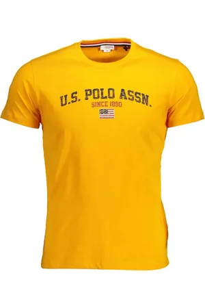 U.S. Polo Assn. Orange Cotton Men T-Shirt - XXL