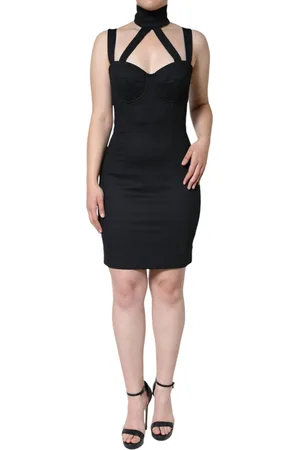 Dolce & Gabbana Cut Out Sleeveless Bodycon Mini Dress - IT40|S