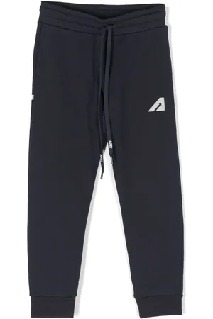 Autry Logo-embroidered cotton track pants - 4-5A