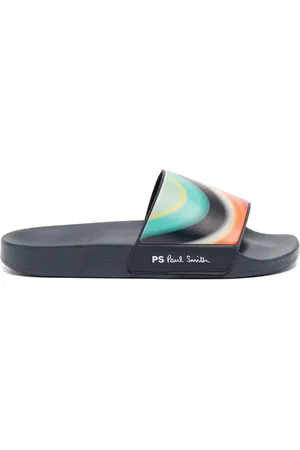 Paul Smith Striped flat slides - 36