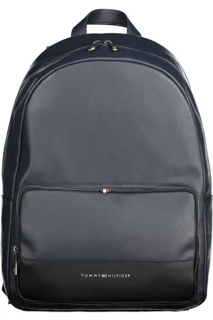 Tommy Hilfiger Blue Polyethylene Men Backpack