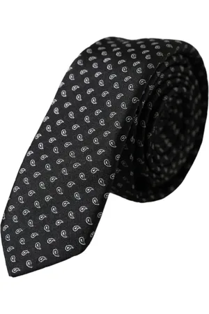 Dolce & Gabbana Jacquard Patterned Silk Adjustable Men Tie