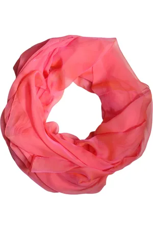 Dolce & Gabbana Pink Silk Rectangle Women Wrap Shawl Scarf