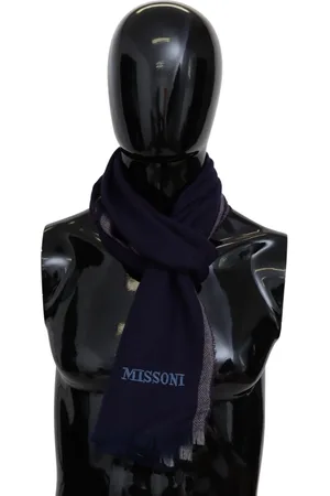 Missoni Authentic Wool Scarf with Striped Pattern
