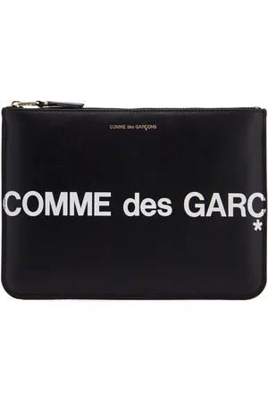 Comme des Garçons Calfskin wallet with large logo - OS
