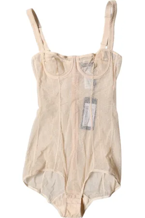 Dolce & Gabbana Tulle Balconette Bra Bodysuit Underwear - IT2 | S