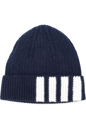 Thom Browne Cashmere ribbed-knit beanie - U