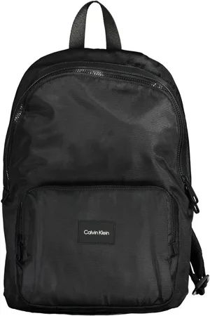 Calvin Klein Black Polyester Men Backpack