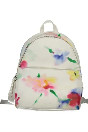 Desigual White Polyester Backpack