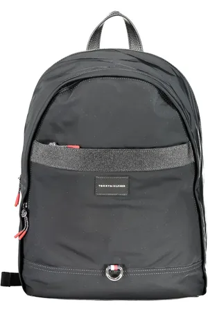 Tommy Hilfiger Black Polyester Backpack