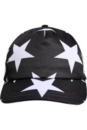 Dolce & Gabbana Black Star Print Polyester Baseball Cap - 56 cm|XS
