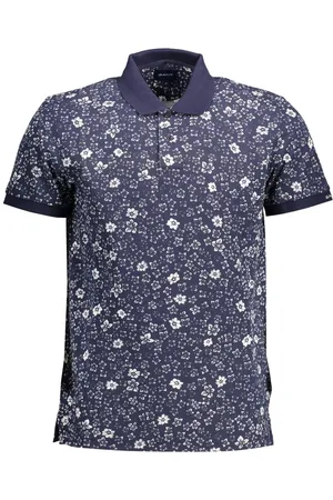 GANT Blue Cotton Men Polo - S