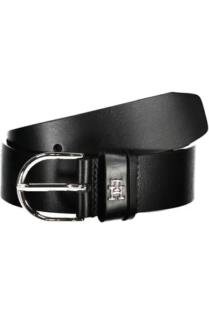 Tommy Hilfiger Chic Leather Belt with Metal Buckle - 75 cm / 30 Inches