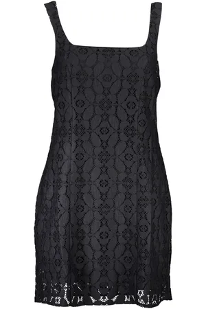 Desigual Black Polyester Women Dress - M