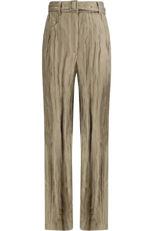 GABRIELA HEARST Ruched silk Norman Pants - IT40 | M