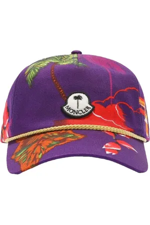 Moncler Purple Cotton Hats & Cap - UNI