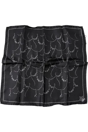 Dolce & Gabbana Patterned Silk Handkerchief Scarf