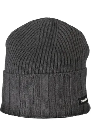 Calvin Klein Elegant Contrast Detail Gray Hat