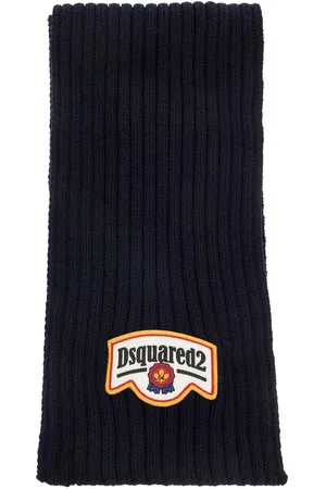 Dsquared2 Wool ribbed scarf for a - OS