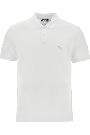 Moschino Cotton polo with delicate embroidery - 48