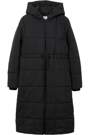 Burberry Quilted hooded long-sleeve coat - S