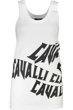 Roberto Cavalli White Cotton Women Top - XS