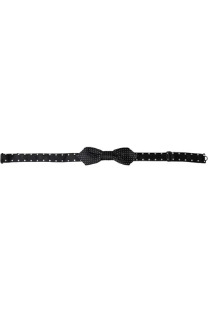 Dolce & Gabbana Silk Polka Dot Adjustable Neck Men Papillon Bow Tie