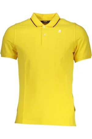 K-Way Sunny Yellow Contrast Detail Polo - S
