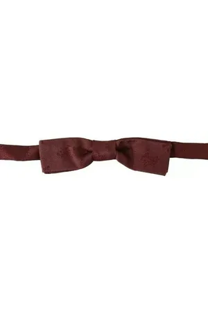 Dolce & Gabbana Silk Floral Faille Adjustable Bow Tie