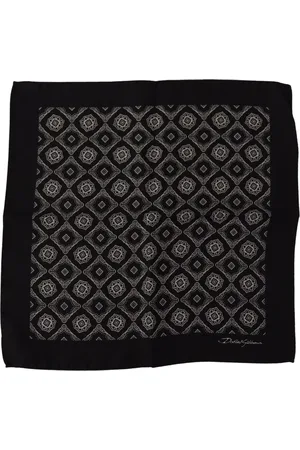 Dolce & Gabbana Elegant Geometric Silk Square Scarf