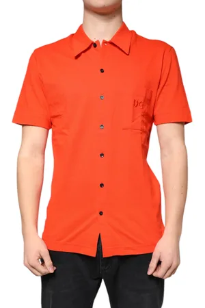 Dolce & Gabbana Cotton Button Down Casual Polo Shirt - IT44 | XS