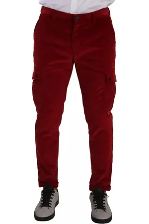 Dolce & Gabbana Corduroy Cotton Cargo Skinny Pants - IT48 | M
