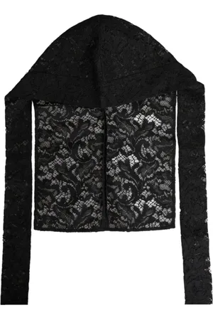 Dolce & Gabbana Floral Lace Whole Head Wrap Hat - 58 cm|M
