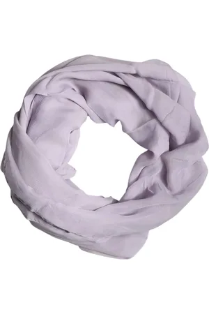 Dolce & Gabbana Purple Silk Rectangle Wrap Shawl Scarf
