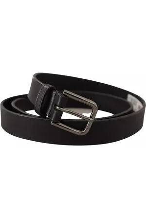 Dolce & Gabbana Calf Leather Classic Metal Logo Buckle Belt - 90 cm / 36 Inches