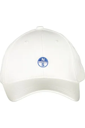 North Sails White Cotton Hats & Cap