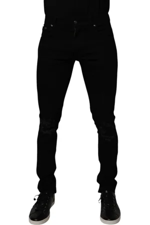 Dolce & Gabbana Cotton Stretch Skinny Men Denim Jeans - IT46 | S