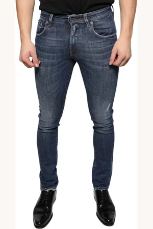 Dolce & Gabbana Dark Washed Cotton Skinny Denim Jeans - IT44 | XS