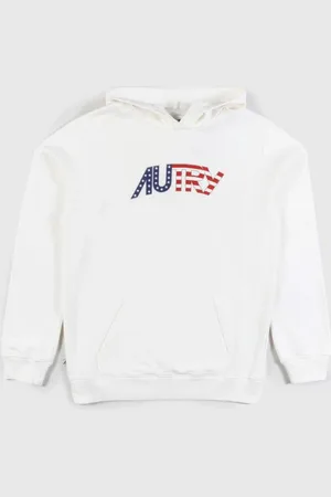 Autry Logo-print cotton hoodie - 6-7A