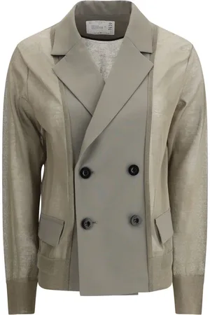 SACAI Semi- Blazer Jacket - 3