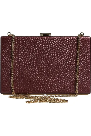 Dolce & Gabbana Leather Clutch Evening Crossbody Bag