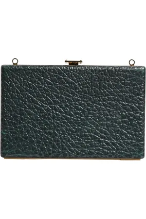 Dolce & Gabbana Leather Clutch Evening Crossbody Bag