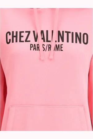 VALENTINO Logo Cotton Hoodie - S
