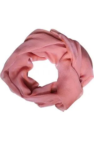 Dolce & Gabbana Pink Silk Rectangle Women Wrap Shawl Scarf