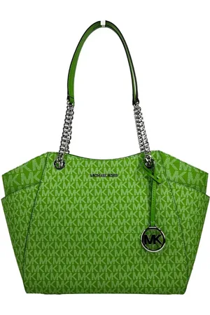 Michael Kors Jet Set Large Chain Shoulder Tote Bag Jungle