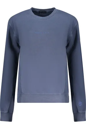 North Sails Blue Cotton Women Sweater - XS