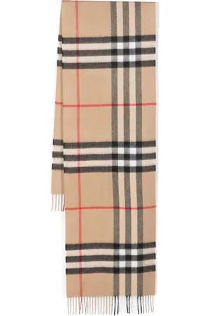 Burberry Vintage-check cashmere scarf - U