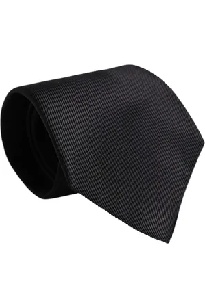 Dolce & Gabbana Solid Silk Adjustable Necktie Tie